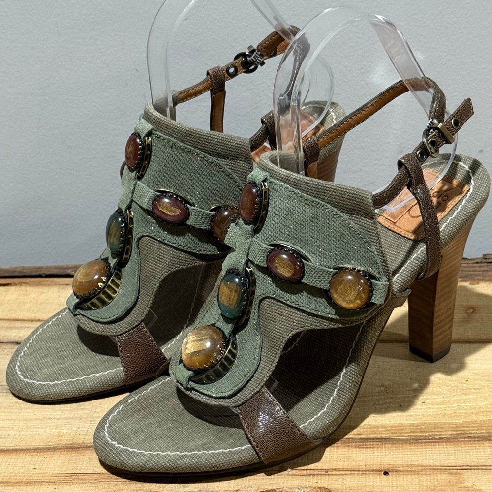Bacio 61 women’s Carugo slingback heel sandal‎ Size 8.5 B100